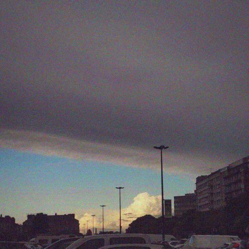 Rolling Black Clouds on a Blue Canvas cover art