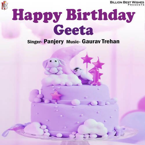 ❤️ Happy Birthday Cake For Geeta