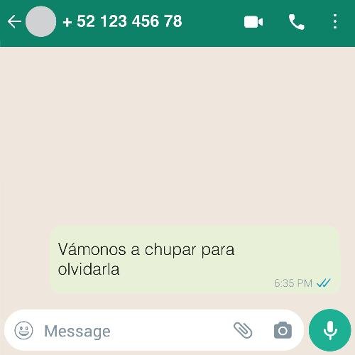 Vámonos a chupar para olvidarla