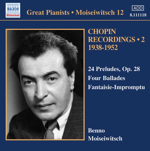 Chopin: 24 Preludes / Ballades / Fantaisie-Impromptu (Moiseiwitsch, Vol. 12) (1938-1952)