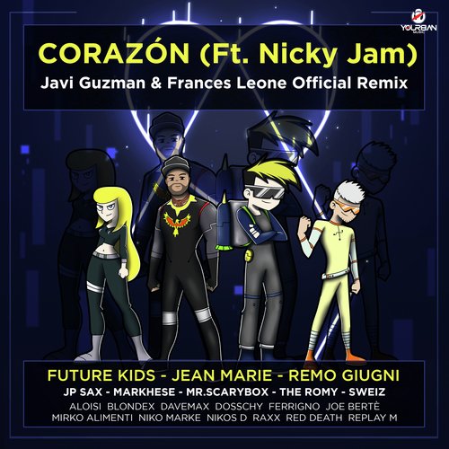 Corazón (feat. Nicky Jam, Aloisi, JP Sax, Nikos D, Replay M &amp; Sweiz) [Remix]_poster_image