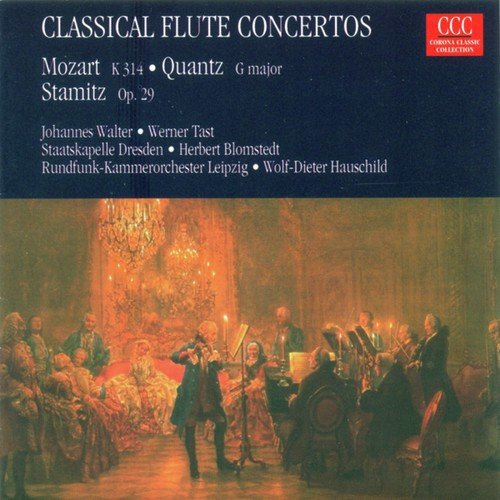 MOZART, W.A.: Flute Concerto No. 2 / QUANTZ, J.J.: Concerto for Flute and Bassoon / STAMITZ, C.: Flute Concerto, Op. 29 (Tast, Walter, Konigstedt)_poster_image