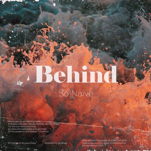 Behind