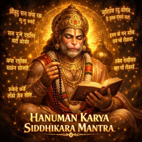 Hanuman Karya Siddhikara Mantra