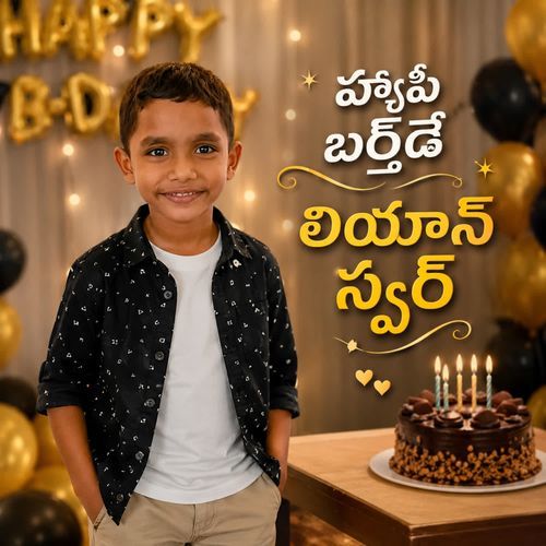 Happy Birthday Liyaan Swar 2