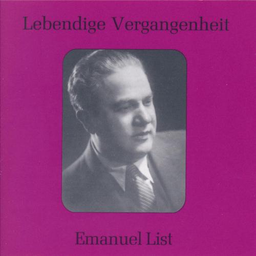 Lebendige Vergangenheit - Emanuel List