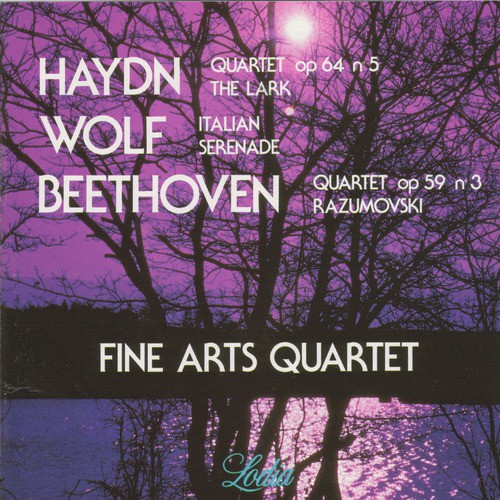 Haydn: Quartet Op. 64 No. 5 "Lark", Hob.III:63,  Wolf: Italian Serenade & Beethoven: Quartet Op. 59 No. 3 "Razumovski"