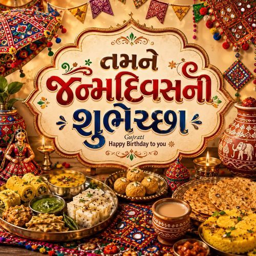 Happy Birthday To You - Gujrati