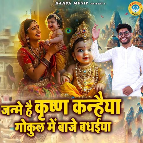 Janme Hai Krishn Kanhiya Gokul Mai Baaje Badhaiya