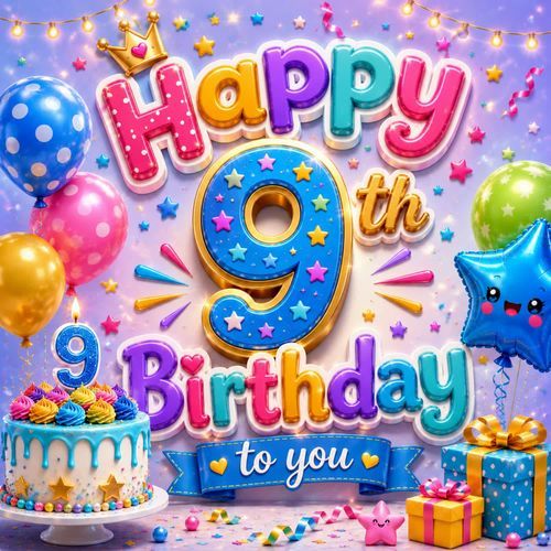 Happy 9th Birthday To You