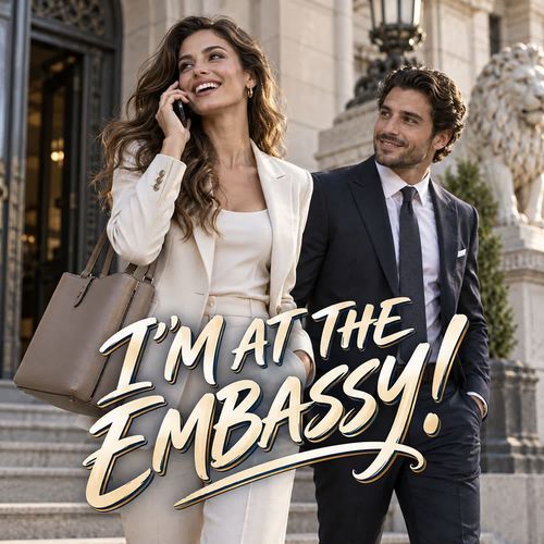 I'M AT THE EMBASSY!