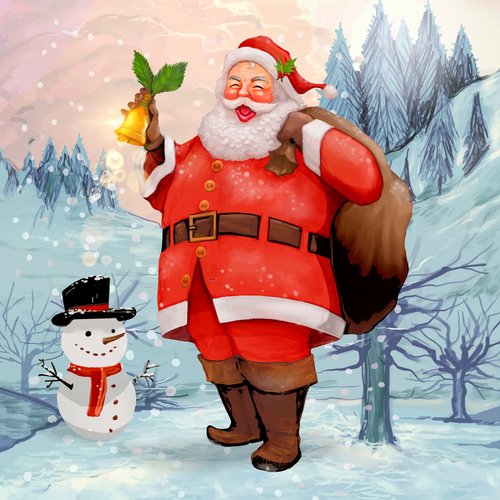 christmas background cover art