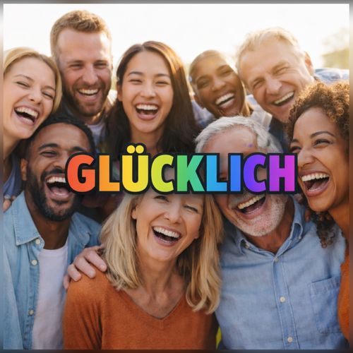 Glücklich cover art
