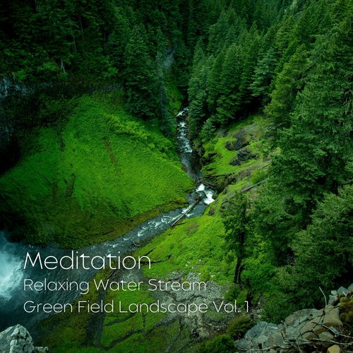 Meditation: Relaxing Water Stream Green Field Landscape Vol. 1_poster_image