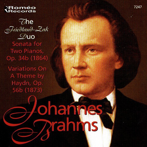 Johannes Brahms: Sonata for Two Pianos, Op. 34b / Variations on a Theme by Haydn, Op. 56b