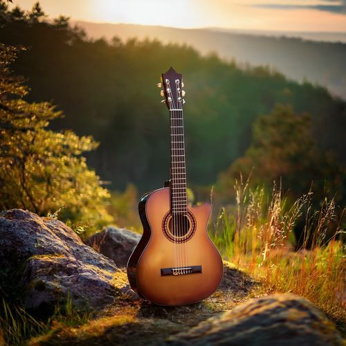 Una Guitarra Cálida Reconforta El Alma