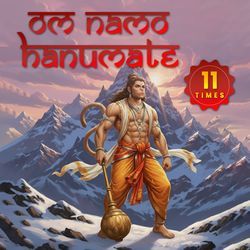 Om Namo Hanumate 11 Times