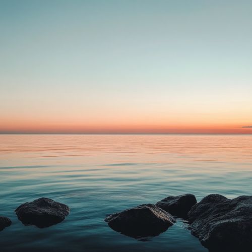 Golden Sunset Waves (Ocean)