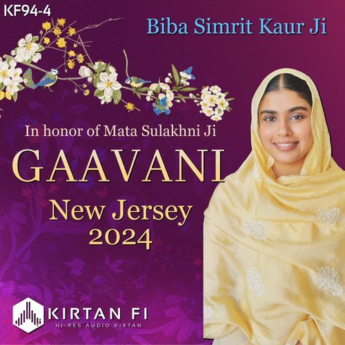 Gaavani New Jersey 2024 - Biba Simrit Kaur Ji (KF94-4)