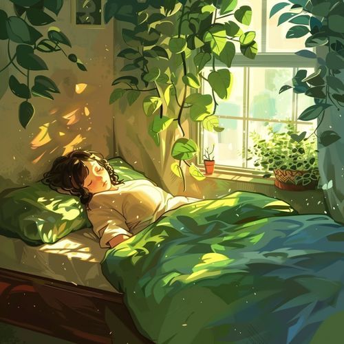 银竹细雨白噪音（阿尔法脑波音乐催眠） cover art