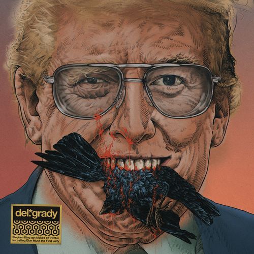 Stephen King got kicked off Twitter for calling Elon Musk the First Lady cover art