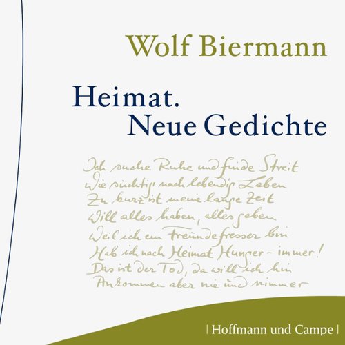 Heimat. Neue Gedichte (Lesung)