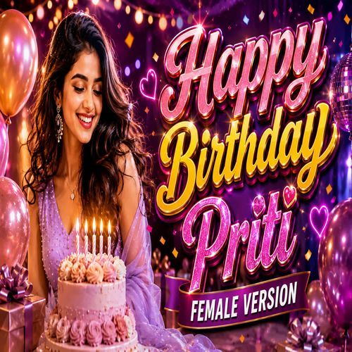 Happy Birthday Priti Female Version