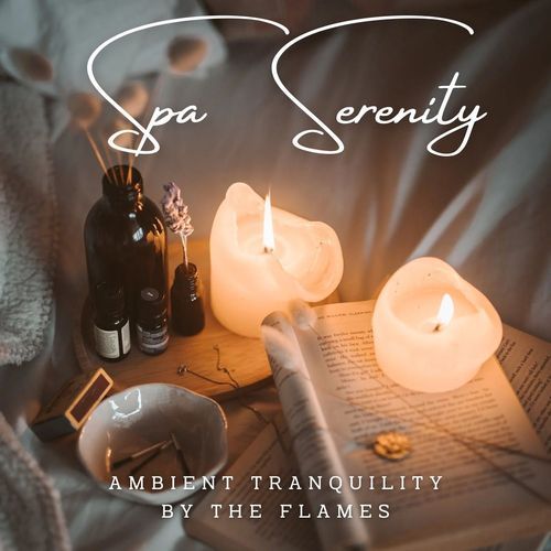 Fiery Spa Serenity: Ambient Tranquility by the Flames_poster_image