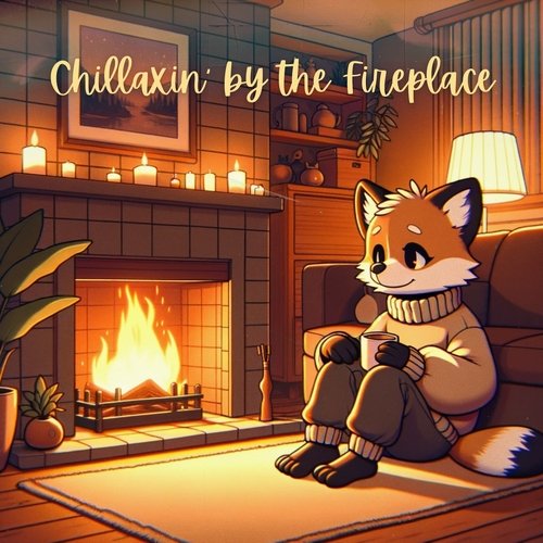 Chillaxin&#039; by the Fireplace (Chill lofi beats)_poster_image