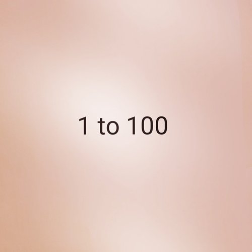 1 to 100 cover art