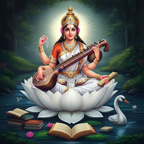 Aim 108 Times Beej Mantra of Goddess Saraswati