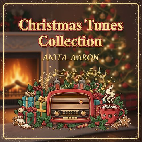 Golden Ornaments and Holly