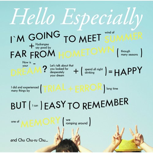 Hello Especially_poster_image