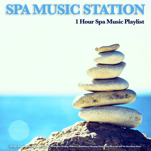 Spa Music Station: 1 Hour Spa Music Playlist For Spa, Relaxation, Massage Therapy, Yoga, Meditation, Healing, Wellness, Mindfulness, Sleeping Music, Deep Sleep Aid and The Best Sleep Music_poster_image