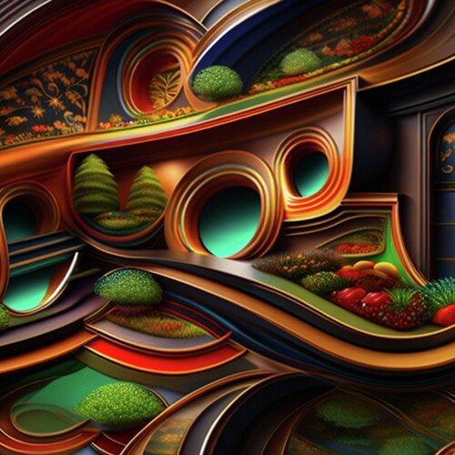 Wood cover art