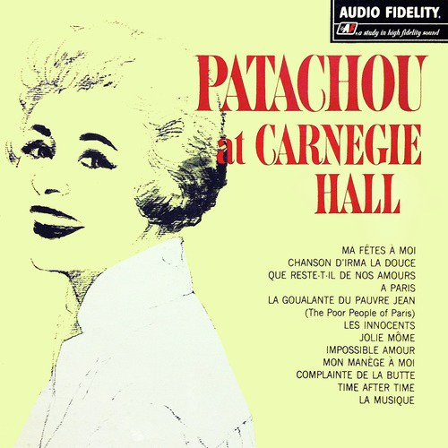 Patachou at Carnegie Hall