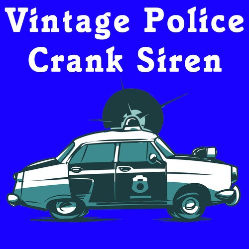 Vintage Police Crank Siren