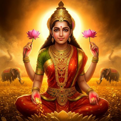 24 Names of Lakshmi to Attract Wealth_poster_image