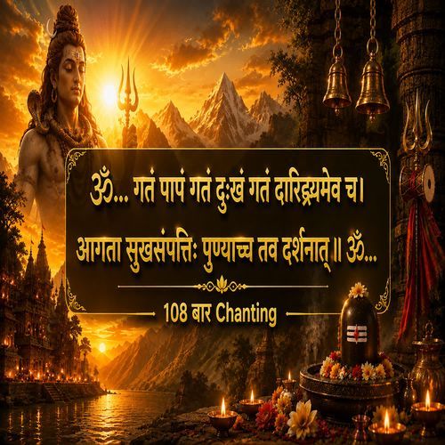 Om Gatam Paapam Gatam Dukham Gatam Daaridryameva Cha