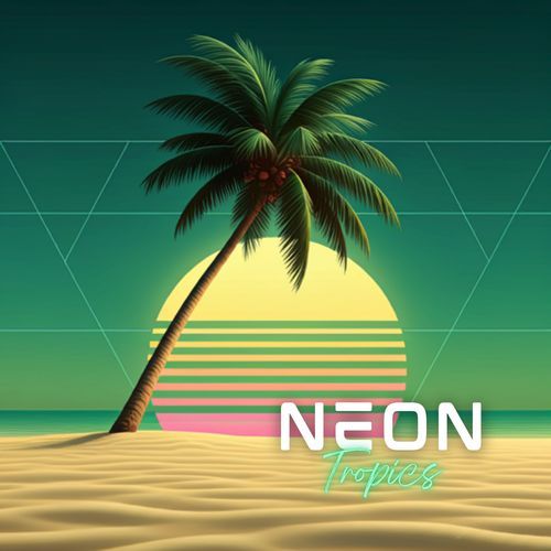 Neon Tropics: Dance in the Glow of Palm Trees and Synths_poster_image