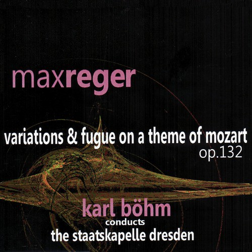 Reger: Variations &amp; Fugue on a Theme of Mozart, Op. 132_poster_image