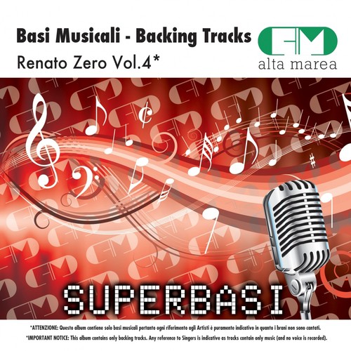 Basi Musicali: Renato Zero Vol.4 (Backing Tracks Altamarea)