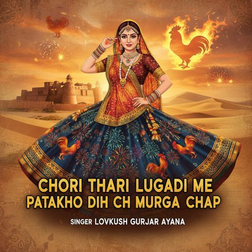 Chori Thari Lugadi Me Patakho Dikh Chh Murga Chhap
