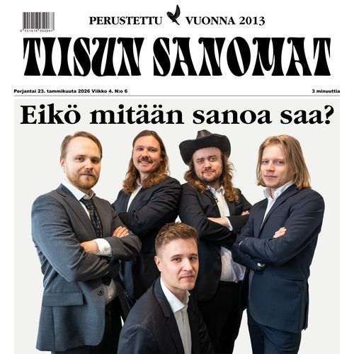 Eikö mitään sanoa saa?