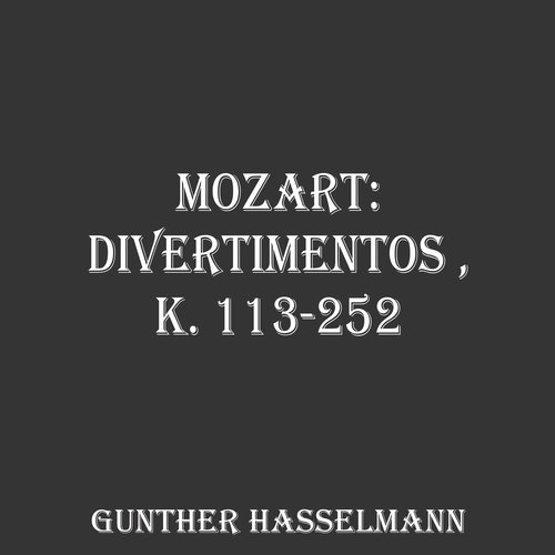 Divertimento in F Major, K247: VI. Andante : Allegro Assai cover art