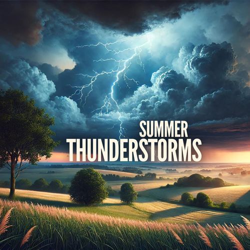 Summer Thunderstorms: Rain Sounds with Thunders for Sleeping