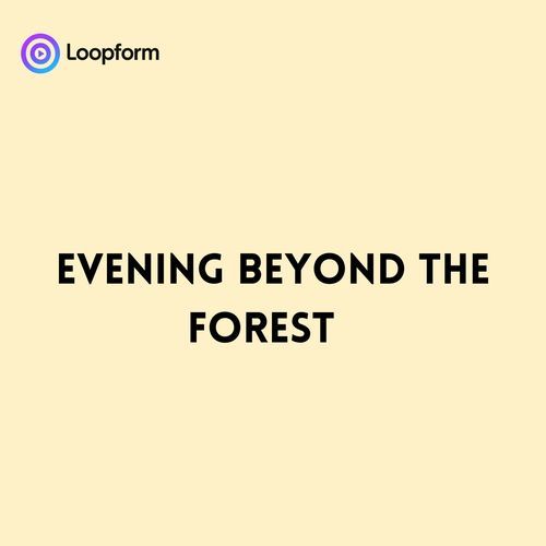 Evening beyond the Forest