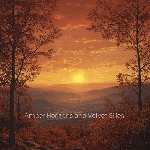 Amber Horizons and Velvet Skies_poster_image