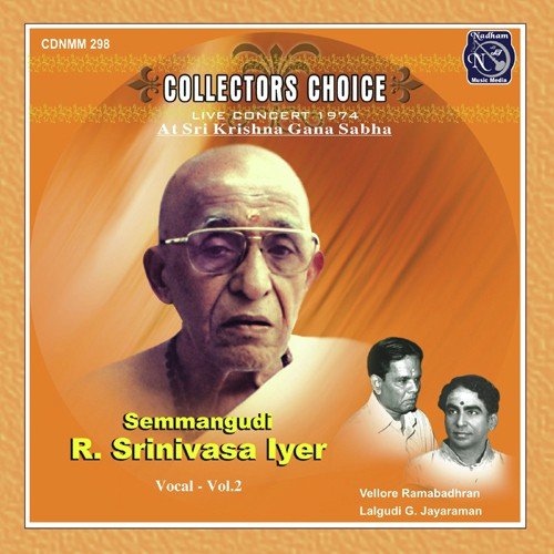 Collectors Choice Semmangudi R Srinivasa Iyer Vol 2