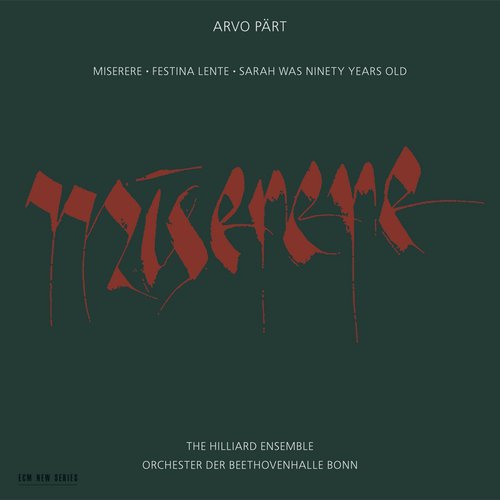 Arvo Pärt: Miserere